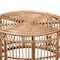 Baxton Studio Aliane Modern Bohemian Natural Brown Antique Rattan Coffee Table 219-12702-ZORO - alternate 7